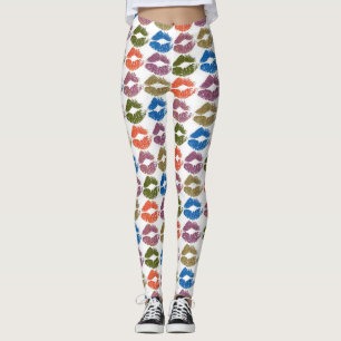 Leggings Lèvres Colorées Élégantes #8