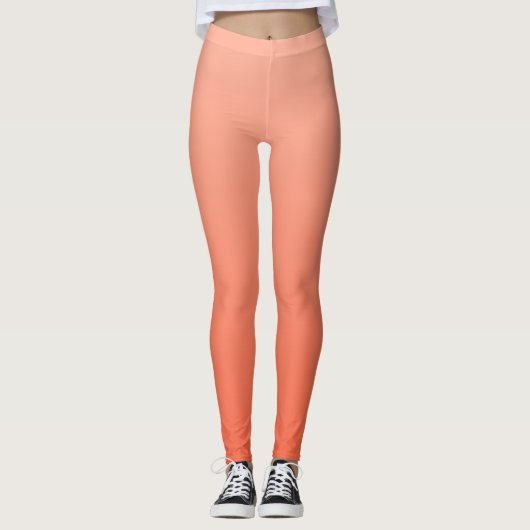 Leggings Lèvres de dégradé de trait (Devant)