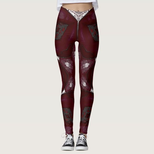 Leggings Lèvres Fleur Prem Mandal (Devant)