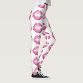 Leggings Lèvres Pailletées Rose (Droite)