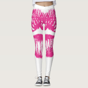 Leggings Lèvres roses