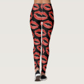 Leggings Lèvres rouges (Dos)
