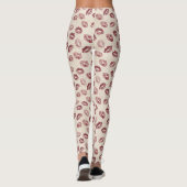 Leggings Lèvres Rouges Crème (Dos)