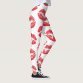 Leggings Lèvres Rouges, Motif De Lèvres, Rouge Lèvres, Bais (Droite)