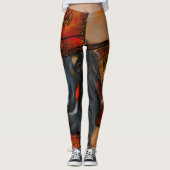 Leggings Lévrier Afghan (Devant)