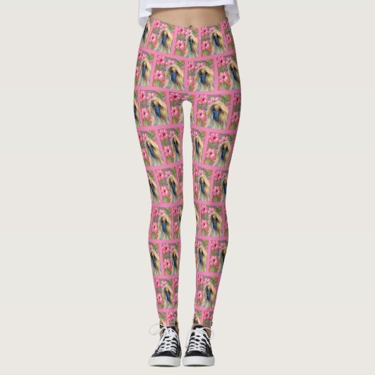 Leggings Lévrier Afghan (Devant)