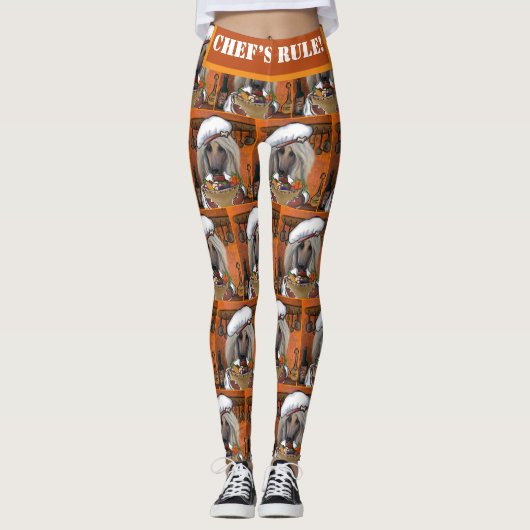 Leggings Lévrier Afghan (Devant)