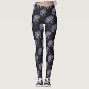 Leggings Lézard de Zentangle