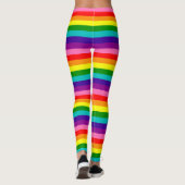Leggings lgbt - drapeau arc-en-ciel gay pride  (Dos)