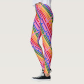 Leggings LGBT Pride Love is Love Equality Rainbow Flag Legg (Gauche)