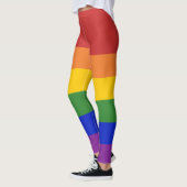 Leggings LGBT Pride Rainbow Stripes (Gauche)