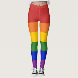 Leggings LGBT Pride Rainbow Stripes