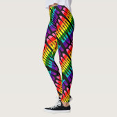 Leggings LGBT Rainbow Flag Drôle amusant Gay pride de typog (Gauche)