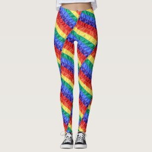 Leggings LGBTQ fierté arc-en-ciel drapeau arc-en-ciel motif
