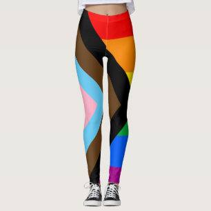 Leggings LGBTQ+ Indicateur de fierté de progrès