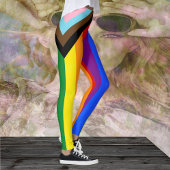 Leggings LGBTQ & Pride - Drapeau de la progression