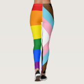 Leggings LGBTQ & Pride - drapeau de progression arc-en-ciel (Dos)