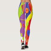 Leggings LGBTQ+ / PRIDE / Rainbow Conception abstraite joye (Dos)