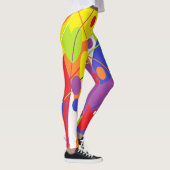 Leggings LGBTQ+ / PRIDE / Rainbow Conception abstraite joye (Droite)