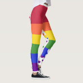 Leggings - LGBTQI Vlaggenvliegende harten (Rechts)