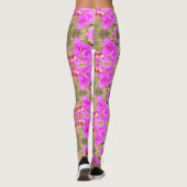 Leggings Lgngs de fleur de Tradescantia de raisin Concorde (Dos)
