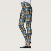 Leggings Lhasa Apso Halloween Éffrayant (Gauche)