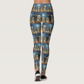 Leggings Lhasa Apso Halloween Épouvantable (Dos)