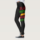 Leggings L'histoire noire est l'histoire mondiale (2) (Gauche)