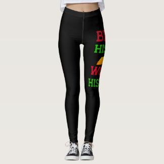 Leggings L'histoire noire est l'histoire mondiale (2)