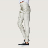 Leggings L'homme vitruvien de Léonard de Vinci (Gauche)