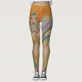 Leggings Li Ban, reine des sirènes irlandaises (Devant)
