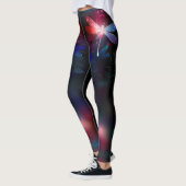 Leggings libellule rouge brillante (Gauche)