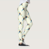 Leggings libellules iridescentes blanc (Droite)