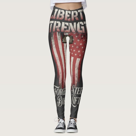 Leggings Liberté Force Acier Forgé | American Iron Athl (Devant)