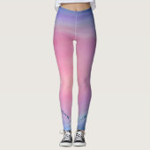 Leggings Libra Venus Typographie céleste Cool système solai (Devant)