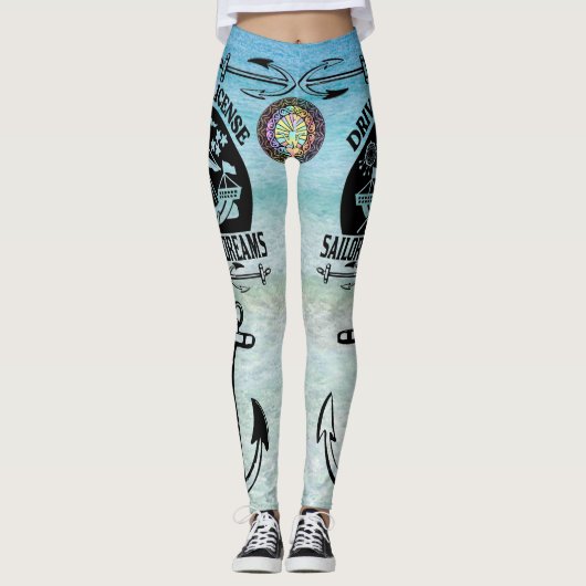 LEGGINGS LICENCE DE CONDUITE NAVIGATEUR DE RÊVES (Devant)