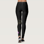 Leggings Licorne d'arc-en-ciel de parties scintillantes de (Dos)
