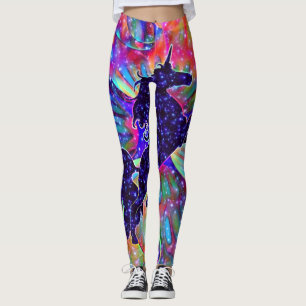 Leggings LICORNE DE L'UNIVERS multicolore