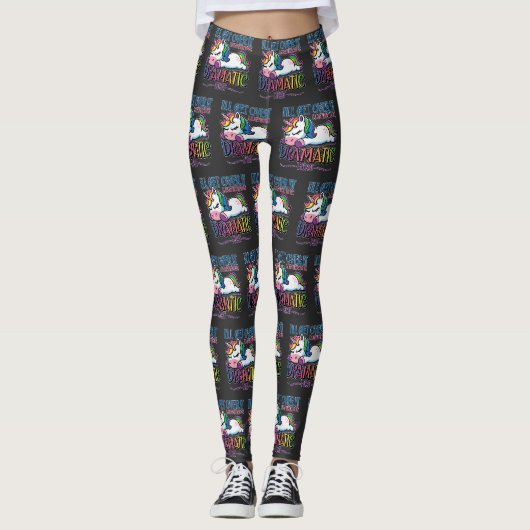 Leggings Licorne Dramatique (Devant)