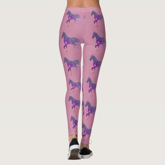 LEGGINGS LICORNE POURPRE (Dos)