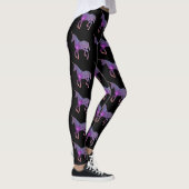 LEGGINGS LICORNE POURPRE ET NOIRE (Droite)