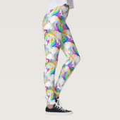 Leggings Licorne Princesse Explosion Arc-en-ciel (Droite)
