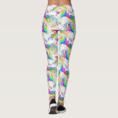 Leggings Licorne Princesse Explosion Arc-en-ciel (Dos)