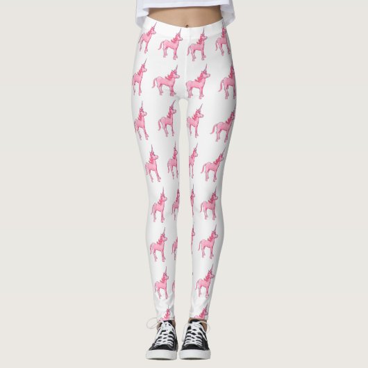 Leggings Licorne rose (Devant)