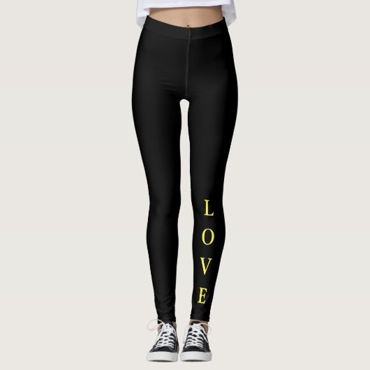 Leggings-liefde voor vrouwen leggings (Voorkant)