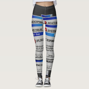 Leggings Life.exe Ne Répond Pas Erreur Existentielle Drôle