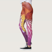 Leggings Light Iris Macro Artistique Abstrait (Gauche)