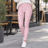Leggings Light Pink Dalmatian Spots