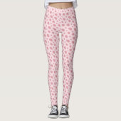 Leggings Light Pink Dalmatian Spots (Devant)