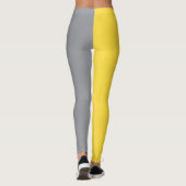 Leggings Light Yellow and Soft Gray Customize (Dos)
